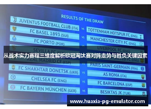 从战术实力赛程三维度解析欧冠淘汰赛对阵走势与胜负关键因素